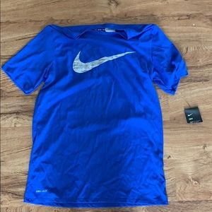 Nike MENS Blue Graphic Tee Sz LT (Large Tall)
